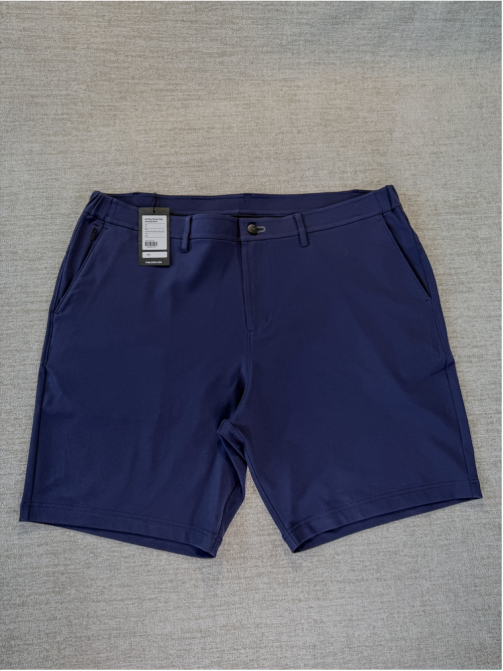 Men’s Public Rec Gamechanger ADED 5 Pocket Shorts 42 Navy Blue Golf NWT NOBULL